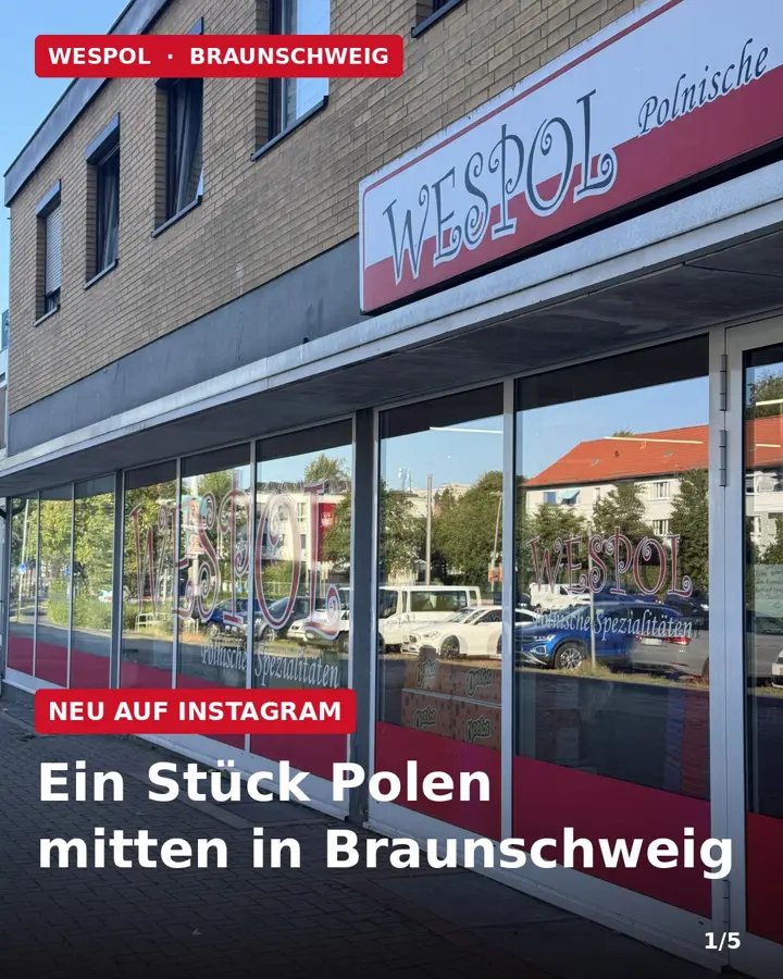 Instagram-Post für das polnische Feinkostgeschäft Wespol